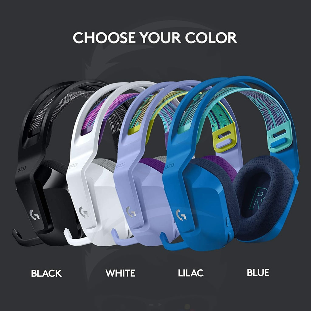 Logitech G733 Lightspeed Wireless Black Gaming Headset Logitech G733 Lightspeed Wireless Black Gaming Headset